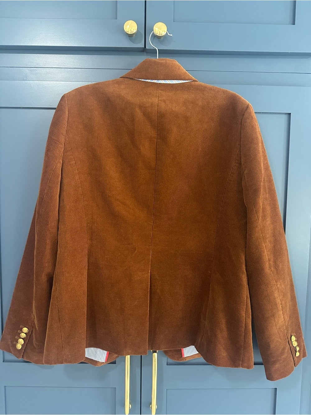 J CREW Campbell Rust Brown Corduroy Blazer Size 12 - Picture 4 of 6